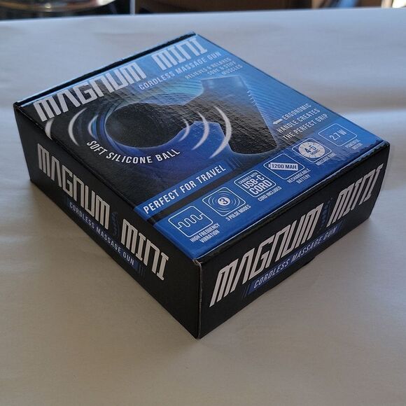 Magnum Mini Cordless Massage Gun Soft Silicone Ball Rechargeable NIB - Picture 3 of 6